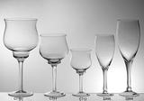 透明玻璃花瓶高脚杯 欧式经典酒店用品客厅餐桌摆件婚庆家居无铅