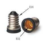 E14-E12灯座转换器 灯头适配器 螺口灯头转接 灯口适配器