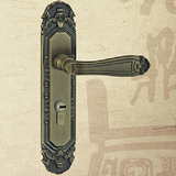 泰好工房门锁简欧式全铜静音卧室内仿古美式防盗门门锁具配件纯铜