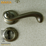 MAKA玛卡 欧式复古MR11-223D分体锁 实木门房门锁 双舌 纯铜锁芯