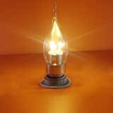 3W蜡烛水晶灯 LED贴片尖泡 专用吸顶灯超亮款LED光源E14led lamp