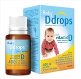 美版BABY Ddrop/D drops婴儿维生素D3滴剂400IU 90滴