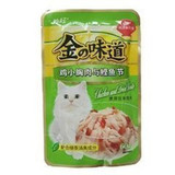 CIAO日本伊纳宝妙好金味道妙鲜包60g 鸡小胸肉与鲣鱼节鲜封包湿粮