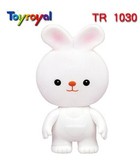 为爱痴狂 日本皇室玩具 软胶益智系列 软胶兔子 可发声捏响 正版