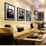 威尼斯风景 现代客厅装饰画沙发背景墙壁画有框画三联画海上城市