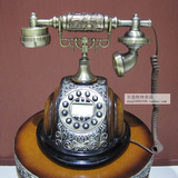 包邮丽盛豪华欧式复古电话仿古工艺台式电话机家用时尚别墅座机