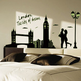 欧式创意个性荧光夜光墙贴纸卧室 温馨床头浪漫情侣装饰墙面贴画