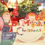 贺卡韩国创意生日祝福小卡片可爱迷你新年贺卡圣诞节贺卡