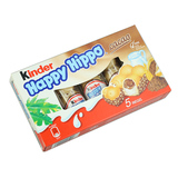 德国进口 健达Kinder Happy Hippo健达开心河马巧克力106g 5条装