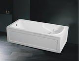 欧路达卫浴洁具嵌入式浴缸独立式浴缸淋浴坐凳浴缸裙边浴缸045