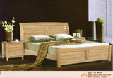 橡木床/实木床木头床/特价卧室木床进口橡木床全实木1.2米1.5米床