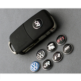 大众遥控器标志Logo 改装个性车标ABT GTI R标恶魔小贴汽车钥匙贴