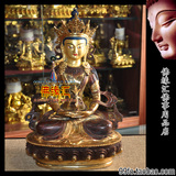 【佛缘汇】藏传佛像 10寸 国产仿尼泊尔 纯铜鎏金 长寿佛 佛像