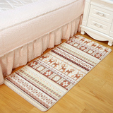 仙吉长条民族风地毯厨房卧室沙发飘窗床边毯简约欧式脚垫入户门垫