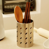 加厚不锈钢筷子筒 多功能沥水筷子架创意餐具勺子收纳盒厨房用品