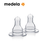 美德乐Medela 标准口径硅胶奶嘴中号M 2个装200.1834
