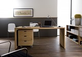 纯实木家具定制定做出口品质书桌电脑桌 进口白蜡白橡黑胡桃