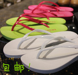 情侣男女鞋夏季塑料橡胶平底舒适沙滩夹脚人字拖防滑纯色凉拖鞋潮