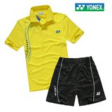 正品Yonex/尤尼克斯 羽毛球服 亲子儿童装 YY羽毛球运动短袖套装