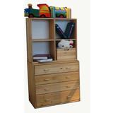一家童品、儿童实木家具、四斗柜、四抽屉柜、十字格柜类组合
