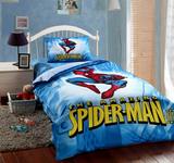 蜘蛛侠被套单件全棉儿童床品 男孩单人床三件套1.2米被罩150*200