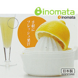 日本进口正品 inomata塑料手动橙子柠檬水果榨汁机榨汁器果汁压汁