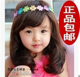 儿童假发韩版女宝宝婴儿假发套公主中长卷发摄影假发套女童假发
