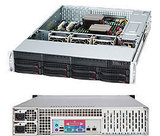 超微服务器2U八盘位 热插拨机箱 CSE-825TQ-R740LPB 冗余电源