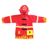 高档时尚kidorable消防员雨衣 正品防水儿童雨衣 男童雨披