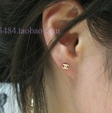 [瑞金本色][GC0598]韩国正品纯14K黄金耳钉 耳饰 （一对） 现货