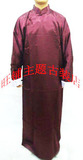 中式长袍马褂相声表演出服装古装手工盘扣男民国先生长衫大褂包邮