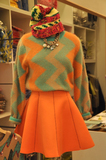 2015冬装新款羊毛衣短裙两件套毛呢连衣裙长袖打底衫修身针织女装