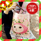 【yooshop】韩国正品jetoy可爱猫咪毛毡单肩包|女士手拎包购物包