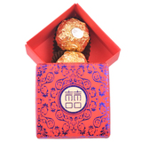 喜糖成品结婚庆喜糖盒礼盒 含糖费列罗巧克力2粒明治/德芙6粒装