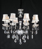 高档欧式现代时尚简约、玻璃弯管蜡烛灯、客厅、卧室水晶灯 吊灯
