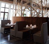 茶馆酒店西餐厅会所休闲双人沙发卡座组合户外咖啡厅藤编桌椅家具