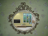 欧式卫浴镜镂空镜餐厅装饰镜浴室镜玄关镜化妆镜镜子防水镜