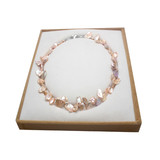 外贸订单 欧美风 天然珍珠批发 巴洛克风格异形珍珠项链