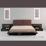 BC25宜豪家居榻榻米床定做现代板式床1.5米简约双人床定制1.8婚床