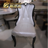 歌伦达 韩式实木餐椅子白色简约时尚舒适田园餐厅橡木椅高档C1213