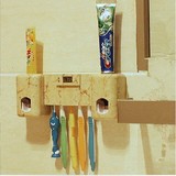 双组合全自动挤牙膏器带牙刷架 正品韩国懒人必备牙膏挤压器套装
