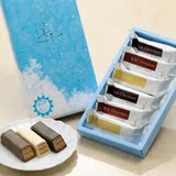 日本北海道白色恋人美冬巧克力威化饼干三種味道混合6枚