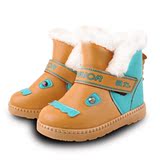 回力儿童 童靴棉靴1058 男童女童靴子短靴 防水 宝宝 童鞋秋冬