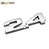 本田八代九代雅阁accord2.4车标排量标贴 后尾箱2.4高配贴 尾标