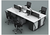 2014年新款办公桌 4人位 办公屏风隔断 办公屏风工作位 卡座p3