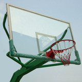 【铝合金包边】特价篮板 户外标准钢化玻璃篮球板室外篮球架篮板