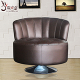都喜欢家具 特价真皮转椅沙发 单人沙发 特价沙发 颜色可定制