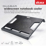akasa超静音笔记本散热器15.6 17寸 20cm电脑风扇底座 支架 包邮
