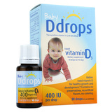 香港代购美国版Ddrops纯天然婴儿维生素D3 90天量ddrop附购物小票