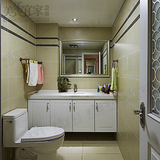 欧式台下盆卫浴柜浴室柜组合橡木洗脸盆柜落地卫生间洗手盆柜面盆